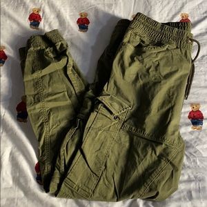 Men’s H&M navy green cargo pants